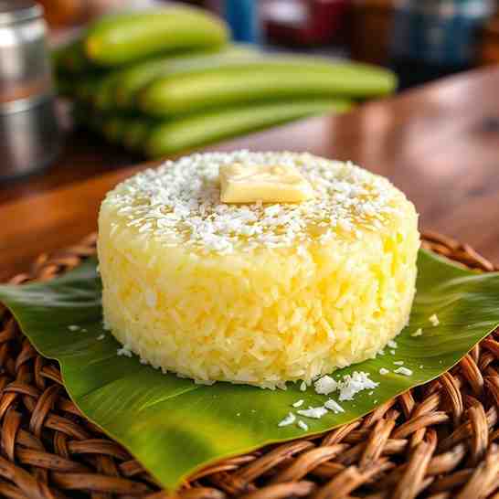Filipino Bibingka - Coconut Rice Cake